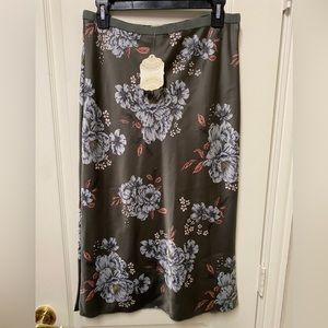 NWT Altar’d State skirt. Soft, silky, floral midi skirt